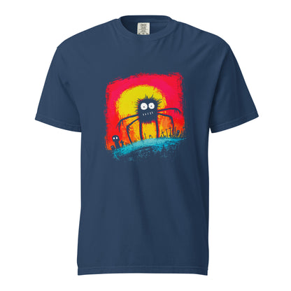 Halloween-Kollektion 2024 - No. 41 - Schweres textilgefärbtes Unisex-T-Shirt - in 3 Farben