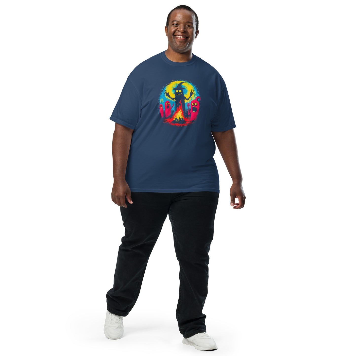 Halloween-Kollektion 2024 - No. 03 - Schweres textilgefärbtes Unisex-T-Shirt - in 3 Farben