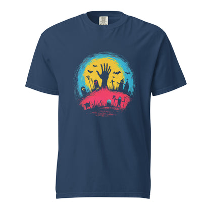 Halloween-Kollektion 2024 - No. 14 - Schweres textilgefärbtes Unisex-T-Shirt - in 3 Farben