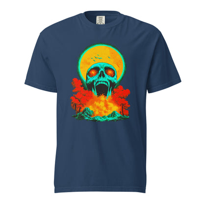 NEON Halloween-Kollektion 2024 - No. 05 - Schweres textilgefärbtes Unisex-T-Shirt - in 6 Farben