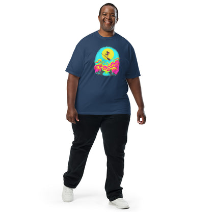 NEON Halloween-Kollektion 2024 - No. 11 - Schweres textilgefärbtes Unisex-T-Shirt - in 6 Farben