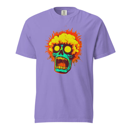 NEON Halloween-Kollektion 2024 - No. 01 - Schweres textilgefärbtes Unisex-T-Shirt - in 4 Farben