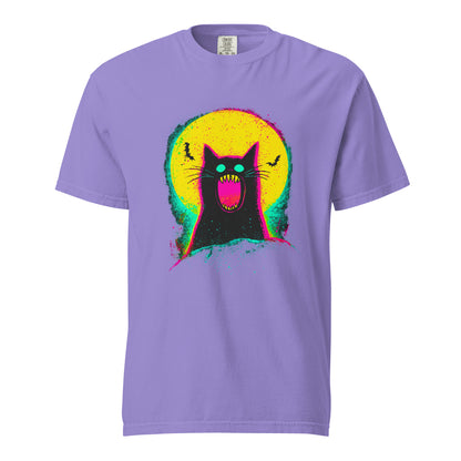 NEON Halloween-Kollektion 2024 - No. 09 - Schweres textilgefärbtes Unisex-T-Shirt - in 6 Farben