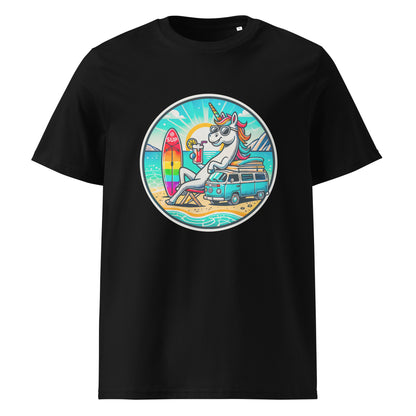 "SUP-Unicorn!" #2  - Unisex-Bio-Baumwoll-T-Shirt - Weiß
