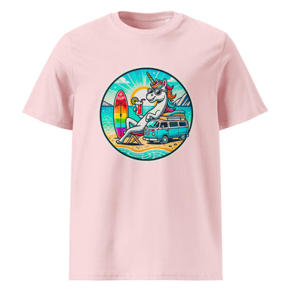 "SUP-Unicorn!" #2  - Unisex-Bio-Baumwoll-T-Shirt - Weiß