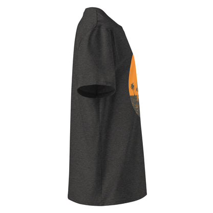 "Surf, Surf, Surf!" #3 - Unisex-Bio-Baumwoll-T-Shirt - Dark Heather Grey