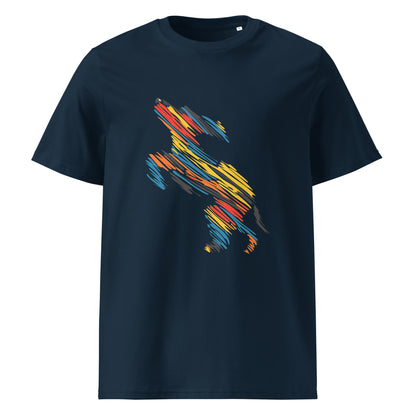 "Happy Dog" #1  - "Sketchy"-Kollektion! - weiß, navy-blau und schwarz