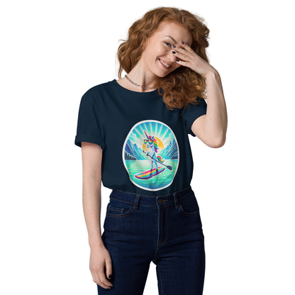 "SUP-Unicorn!" #1  - Unisex-Bio-Baumwoll-T-Shirt - Weiß