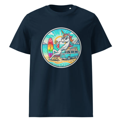 "SUP-Unicorn!" #2  - Unisex-Bio-Baumwoll-T-Shirt - Weiß