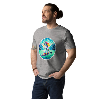 "SUP-Unicorn!" #1  - Unisex-Bio-Baumwoll-T-Shirt - Weiß