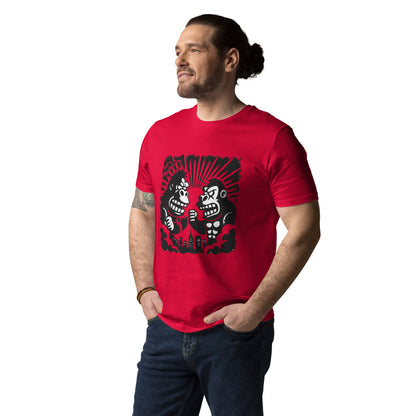 "Monster Madness!" #3 - Unisex-Bio-Baumwoll-T-Shirt - Rot