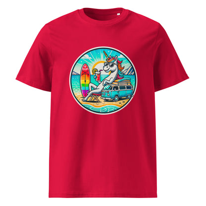 "SUP-Unicorn!" #2  - Unisex-Bio-Baumwoll-T-Shirt - Weiß