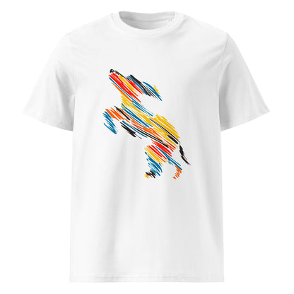 "Happy Dog" #1  - "Sketchy"-Kollektion! - weiß, navy-blau und schwarz