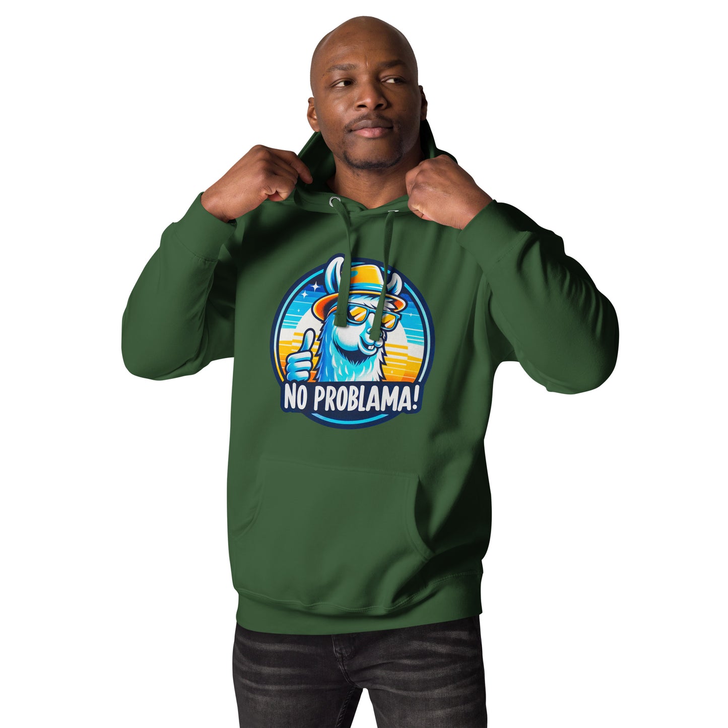 "No Problama!" - Unisex-Kapuzenpullover - in 5 Farben