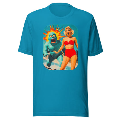 "Monster Madness!" #1 - Unisex-T-Shirt - Aqua