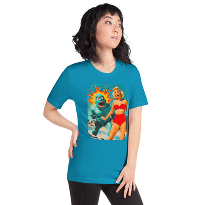 "Monster Madness!" #1 - Unisex-T-Shirt - Aqua