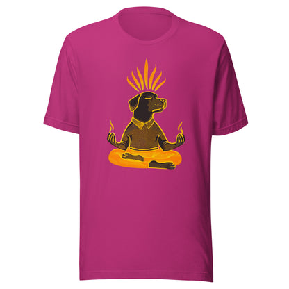 "Yoga-Labbi" #1 - Unisex-T-Shirt - Berry