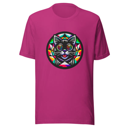 "Psycho Hypno-Cat!" #1 - Unisex-T-Shirt - Berry - Berry