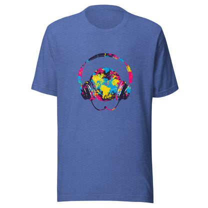 "DJ Earth" - Unisex-T-Shirt - True Royal