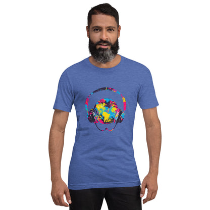"DJ Earth" - Unisex-T-Shirt - True Royal
