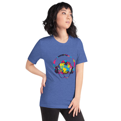 "DJ Earth" - Unisex-T-Shirt - True Royal