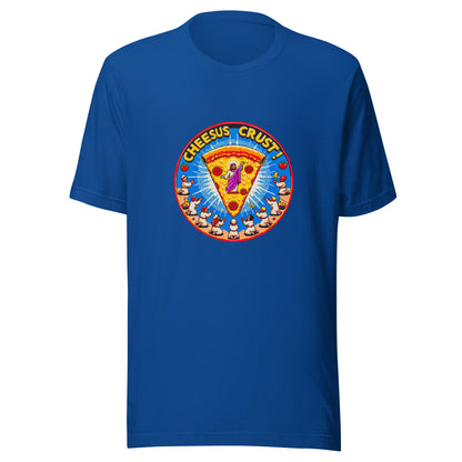 "Cheesus Crust!" - Unisex-T-Shirt - True Royal