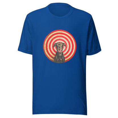 "Bull´s Eye Labrador" - Unisex-T-Shirt - True Royal