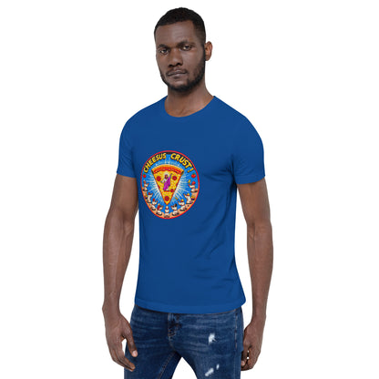 "Cheesus Crust!" - Unisex-T-Shirt - True Royal