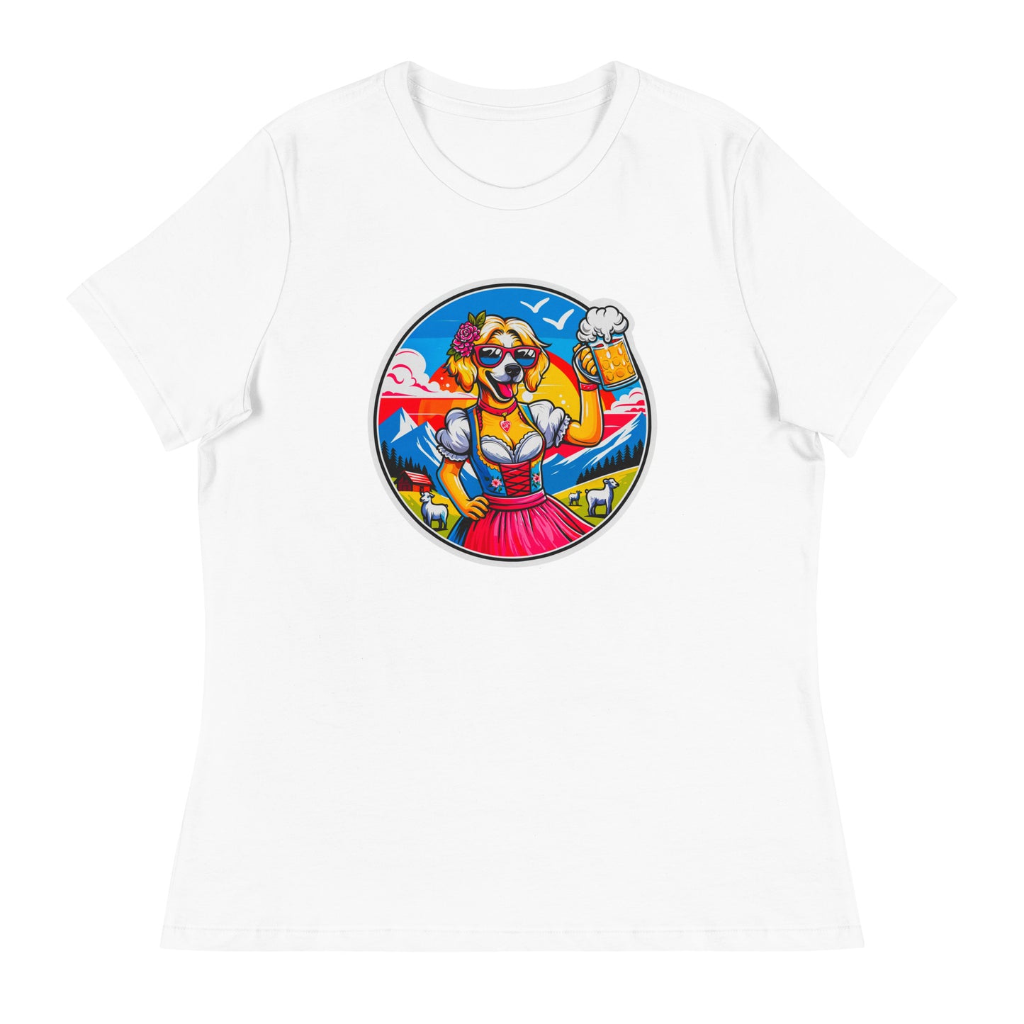 "Dogs On Vacation"-Kollektion - Blonde Havaneser (female) #2 - Klassisches Unisex-T-Shirt - Verschiedene Farben