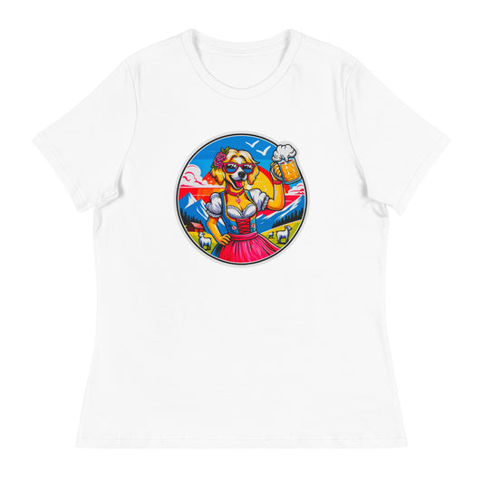 "Dogs On Vacation"-Kollektion - Blonde Havaneser (female) #2 - Klassisches Unisex-T-Shirt - Verschiedene Farben