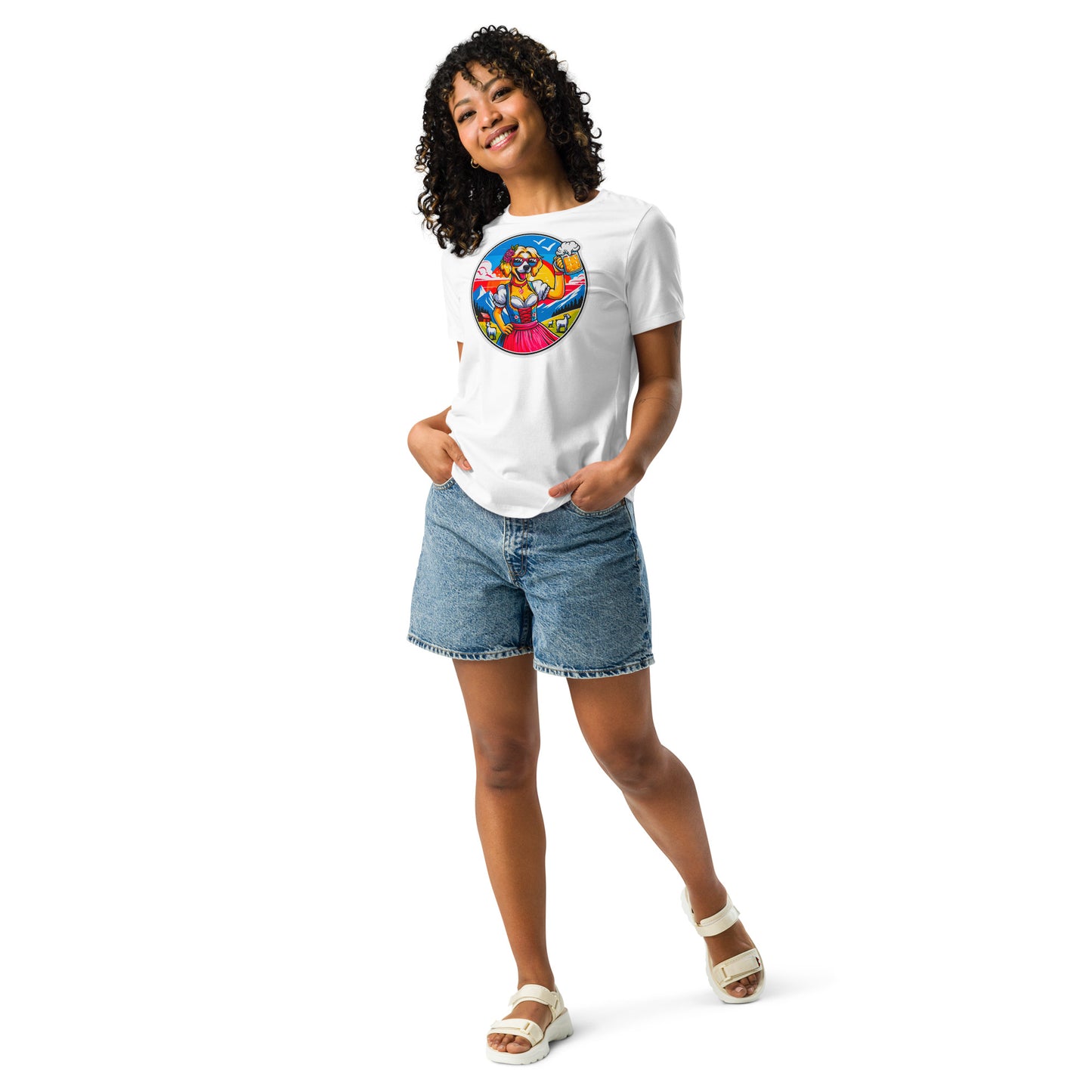 "Dogs On Vacation"-Kollektion - Blonde Havaneser (female) #2 - Klassisches Unisex-T-Shirt - Verschiedene Farben